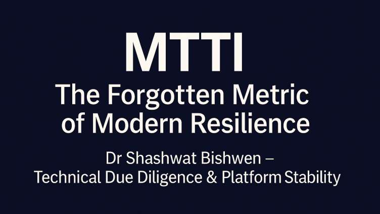 MTTI — The Forgotten Metric of Modern Resilience