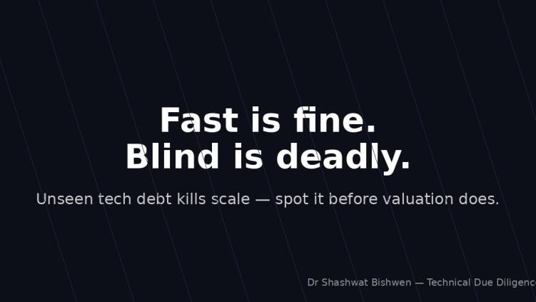 Speed Didn't Kill Their Startup — Architecture Debt Did